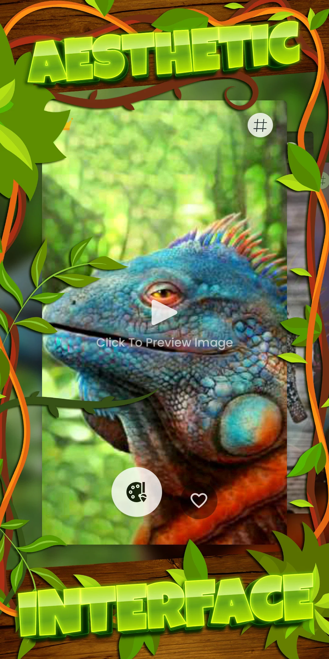 Iguana Wallpaper HD screenshot